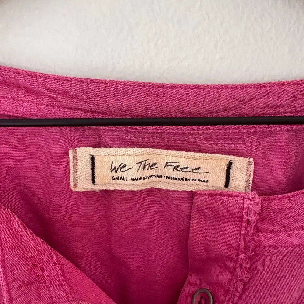 Free People Summer Love Top Dragon Fruit Size Small